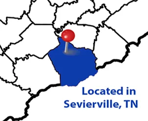 Located in Sevierville TN, in Sevier County